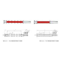 高压10kV交流横担复合绝缘子硅胶横担绝缘子