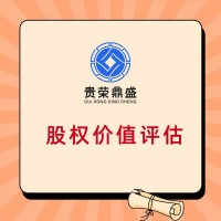 九江市企业股权价值评估股东价值评估企业负债评估